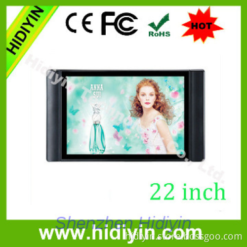 22 inch lcd monitor usb media player for advertising